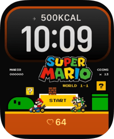 Super Kart Apple Watch face