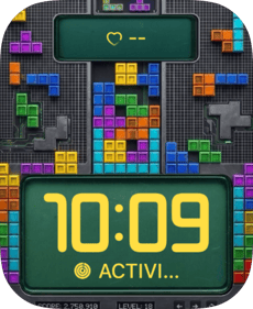 Block Stack Apple Watch face - Video Games