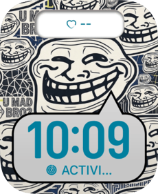 Troll Grid Apple Watch face