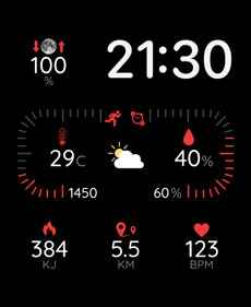 Ultra Minimalist Apple Watch face