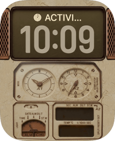 Vintage Utility Panel Apple Watch face - Luxury