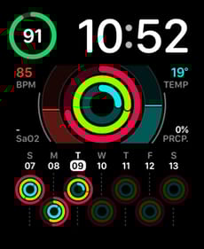 📅 Vital Calendar Apple Watch face