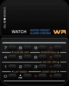 ⌚ Retro Digital Calculator Apple Watch face - Brands, Watches