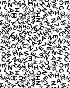 🖤 Coco Chanel Typographic Apple Watch face