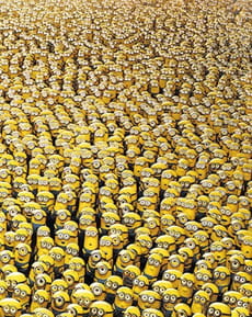 🌟 Minion Crowd Apple Watch face - TV