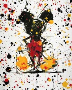 🎨 Mickey Mouse Abstract Art Apple Watch face - TV