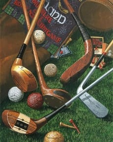 ⛳ Vintage Golf Equipment Apple Watch face - Sports