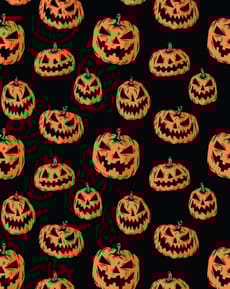 🎃 Jack-o’-Lantern Halloween Apple Watch face