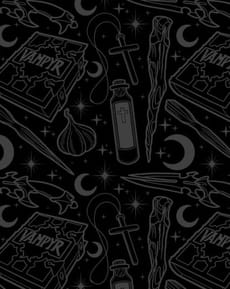 🧛 Gothic Vampire Pattern Apple Watch face