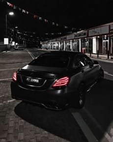 🌌 Mercedes-Benz Night Apple Watch face - Cars