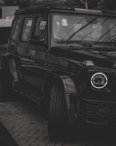 🖤 Mercedes-Benz G-Wagon Stealth Apple Watch face - Cars