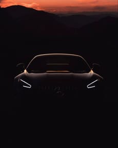 🌌 Mercedes-Benz Night Silhouette Apple Watch face - Cars