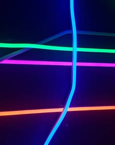 🌈 Neon Glow Apple Watch face - Art