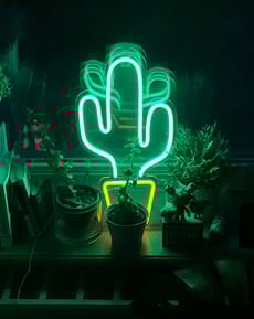 🌵 Neon Cactus Apple Watch face - Art