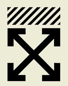 ⚡ Off-White Striped Arrows Apple Watch face - Brands