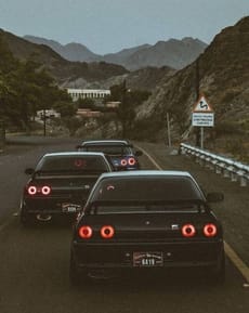 🏎️ Midnight JDM Skyline Apple Watch face - Cars