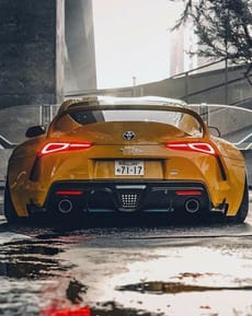 🏎️ Aggressive JDM Supra Apple Watch face - Cars