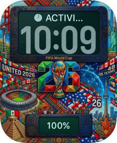 World Cup 2026 Kickoff Apple Watch face - Sports