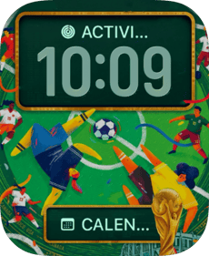 World Cup 2026 Matchday Energy Apple Watch face - Sports