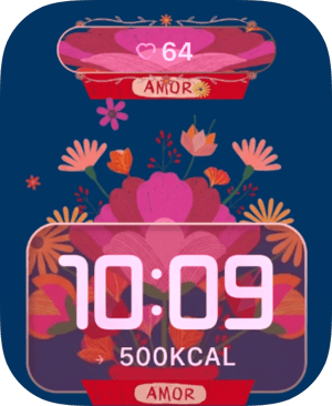 Amor Bloom Apple Watch face - Nature