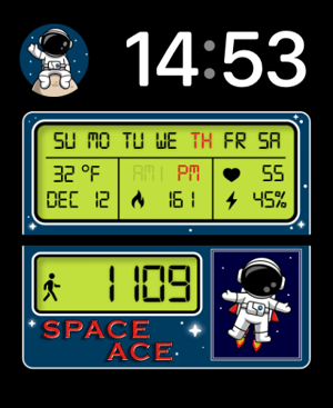 Astronaut Apple Watch face