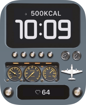 Aviation Dashboard Apple Watch face - Cities