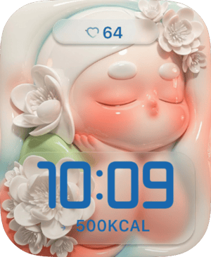 Blush Angel Bloom Apple Watch face - Special Collections