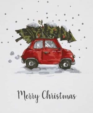 Christmas Cooper Apple Watch face