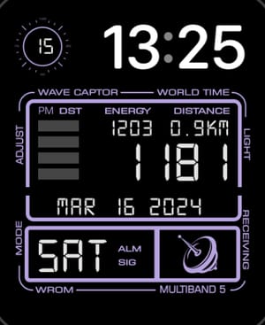 Chrono Apple Watch face