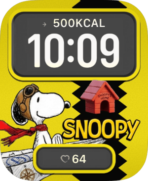 Classic Comic Snoopy Apple Watch face