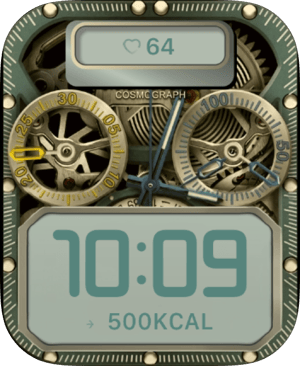 Cosmic Graph Mechanica Apple Watch face - Luxury