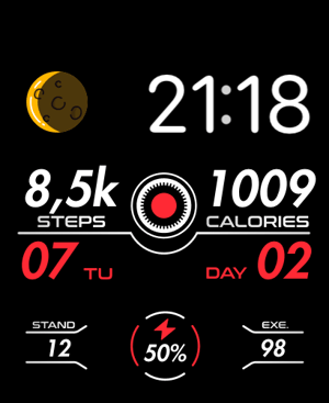 Cosmo Moon Apple Watch face