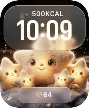Cozy Star Family Apple Watch face