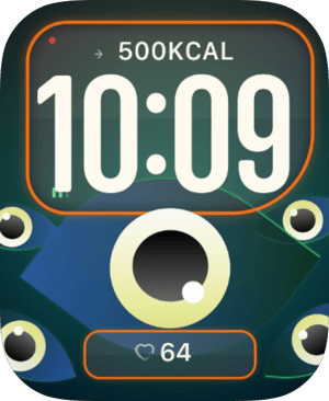 Curious Eyes Apple Watch face - Art