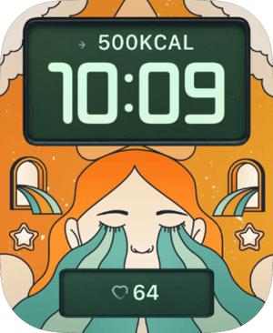 Daydream Girl Apple Watch face - Art