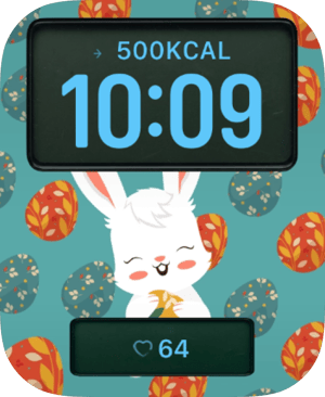 Easter Bunny Eggs Apple Watch face - Special Collections