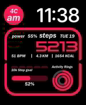 ⚡ Energy Apple Watch face