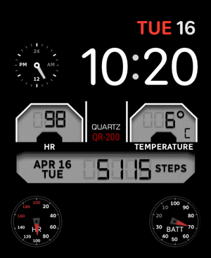FitMetrics Apple Watch face