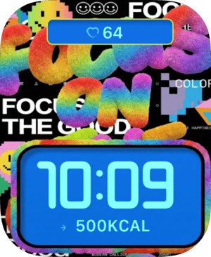 Focus On Apple Watch face - Art