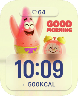 Good Morning Starfish Apple Watch face - TV