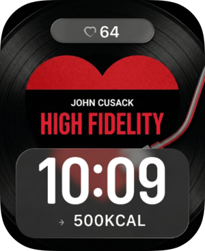High Fidelity Vinyl Apple Watch face - Art