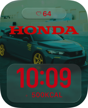 Honda Night Drive Apple Watch face - Cars