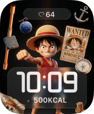 Luffy Wanted Adventure Apple Watch face