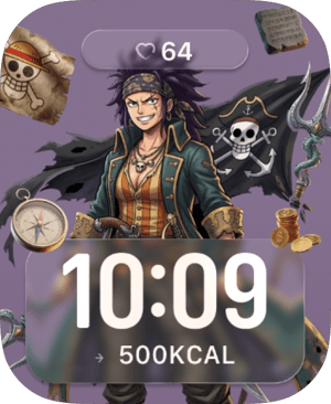 Pirate Captain Legend Apple Watch face