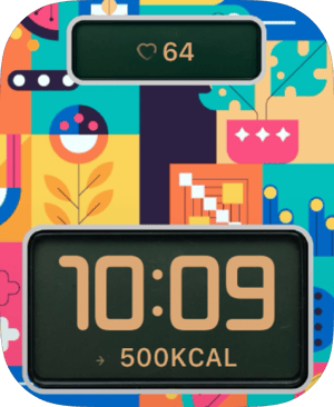 Pixel Mosaic Apple Watch face - Art
