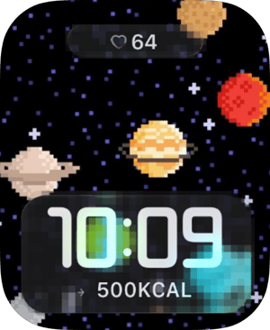 Pixel Planets Apple Watch face - Cities