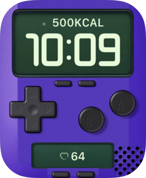 Purple Gamepad Apple Watch face - Video Games