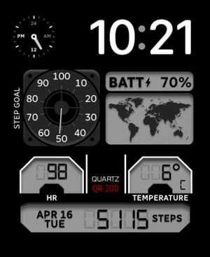 ⏱️ Quartz Apple Watch face