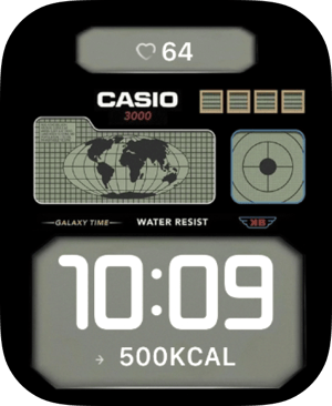 Retro Casio World Time Apple Watch face - Brands, Watches