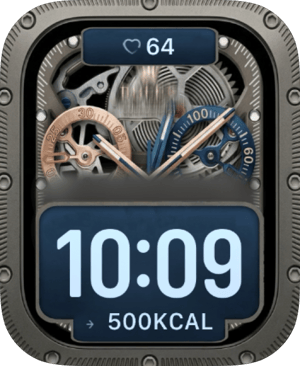 Skeleton Gearworks Apple Watch face - Luxury